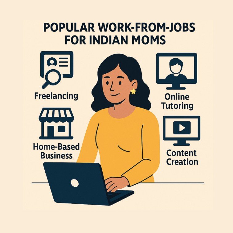 Best Work From Home Jobs for Indian Moms in 2025 | Earn Easily