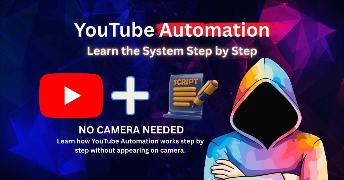 How to Start YouTube Automation Without Showing Your Face