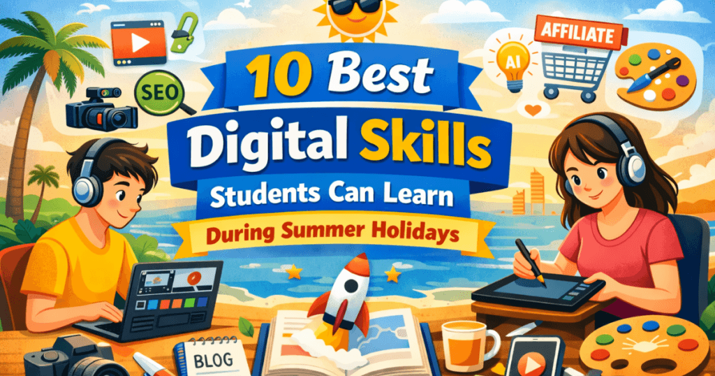 10 Best Digital Skills Students Can Learn During Summer Holidays